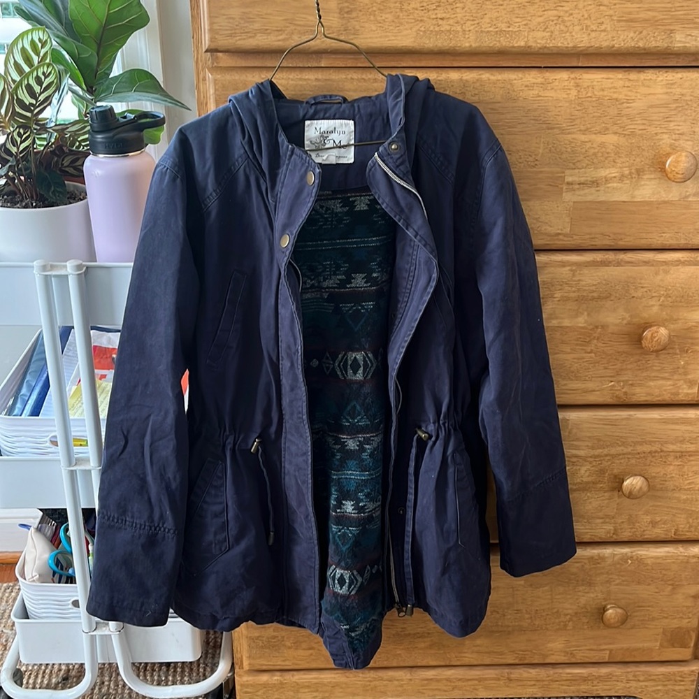Navy utility jacket